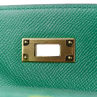 Hermes Epsom Kelly Sellier 28 Vert Vertigo 25 of 38