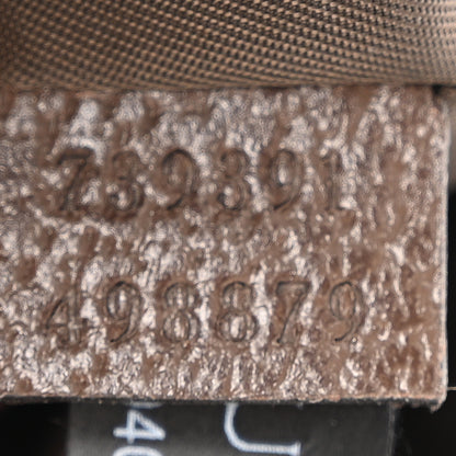 Gucci GG Supreme Monogram Textured Dollar Calfskin Web Small Savoy Toiletry Case Beige Ebony 7 of 17