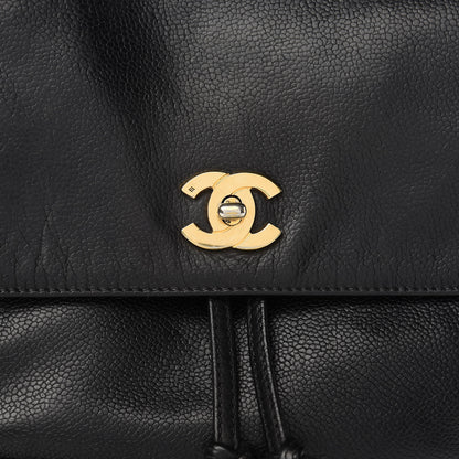 Chanel Caviar CC Backpack Black 8 of 15