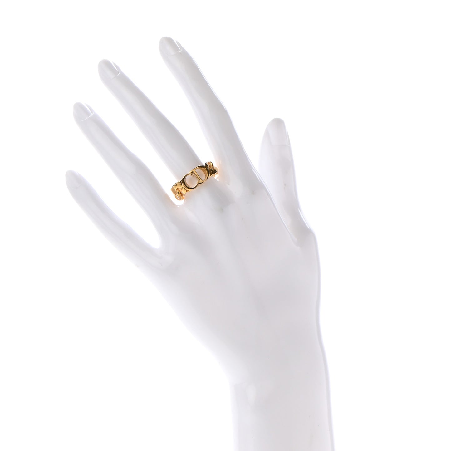 Metal Danseuse Etoile Chain Ring 54 7 Gold