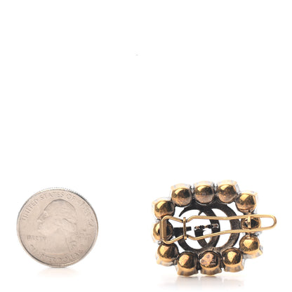 Gucci Crystal GG Hair Clip Aged Gold Yellow 2 of 3