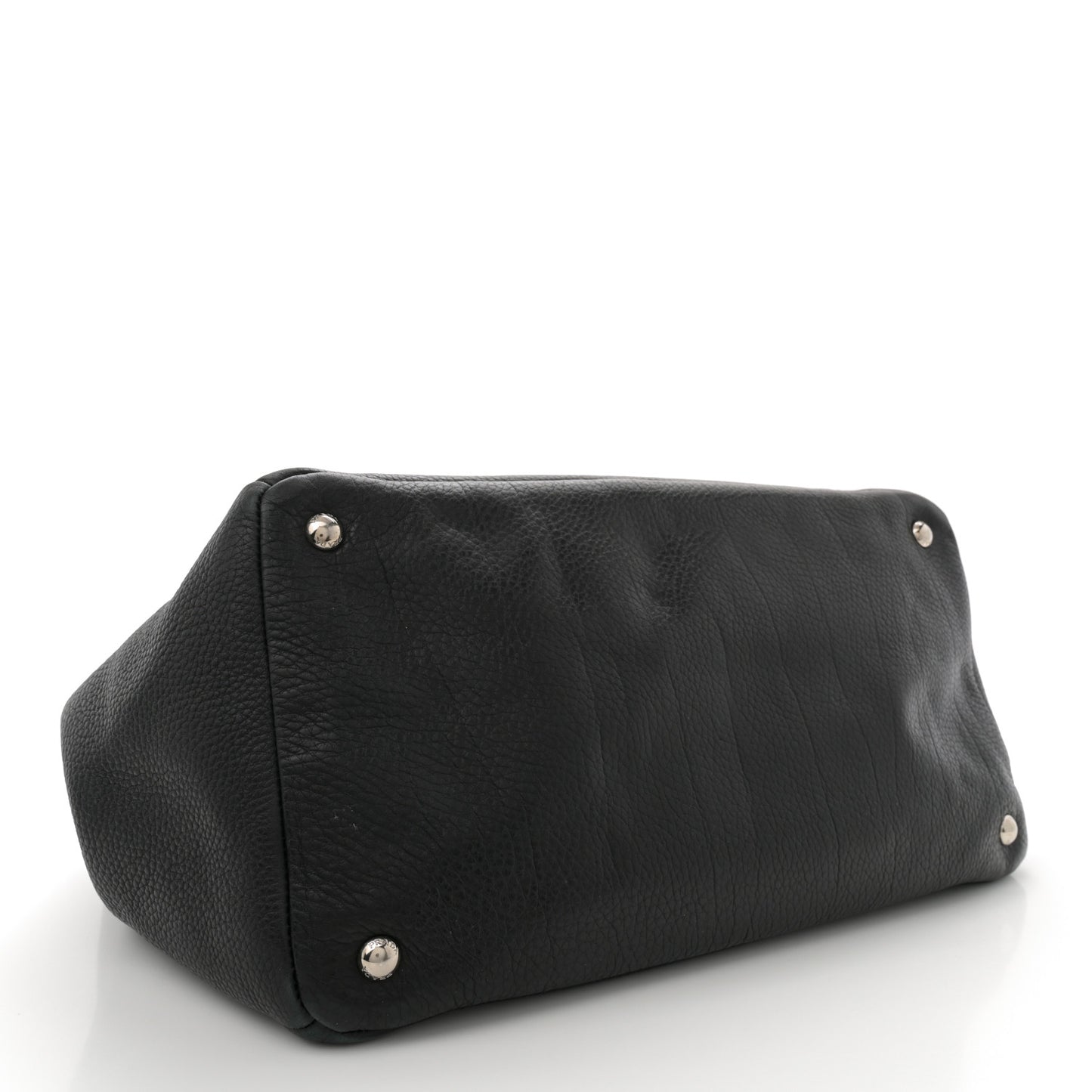 Vitello Daino Tote Black
