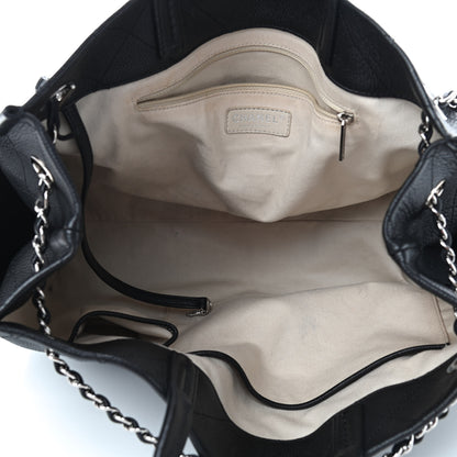 Chanel Grained Calfskin CC Pocket Tote Black 5 of 10