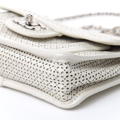 Chanel Perforated Calfskin Small Up In The Air Flap Ivory 9 of 17