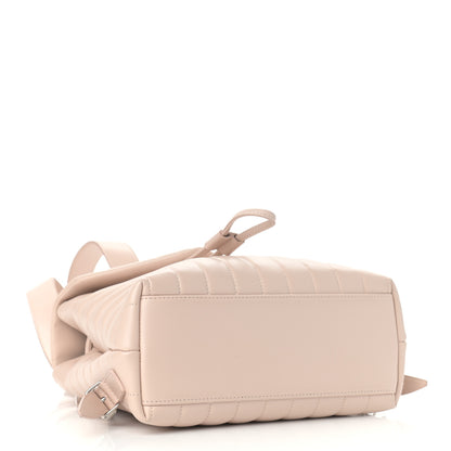 Saint Laurent Calfskin Y Quilted Monogram Small Loulou Backpack Dark Beige 4 of 9