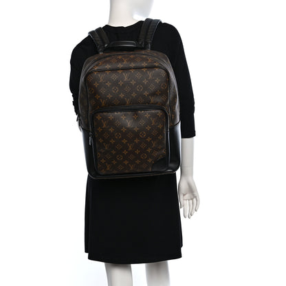 Louis Vuitton Monogram Macassar Dean Backpack 2 of 10