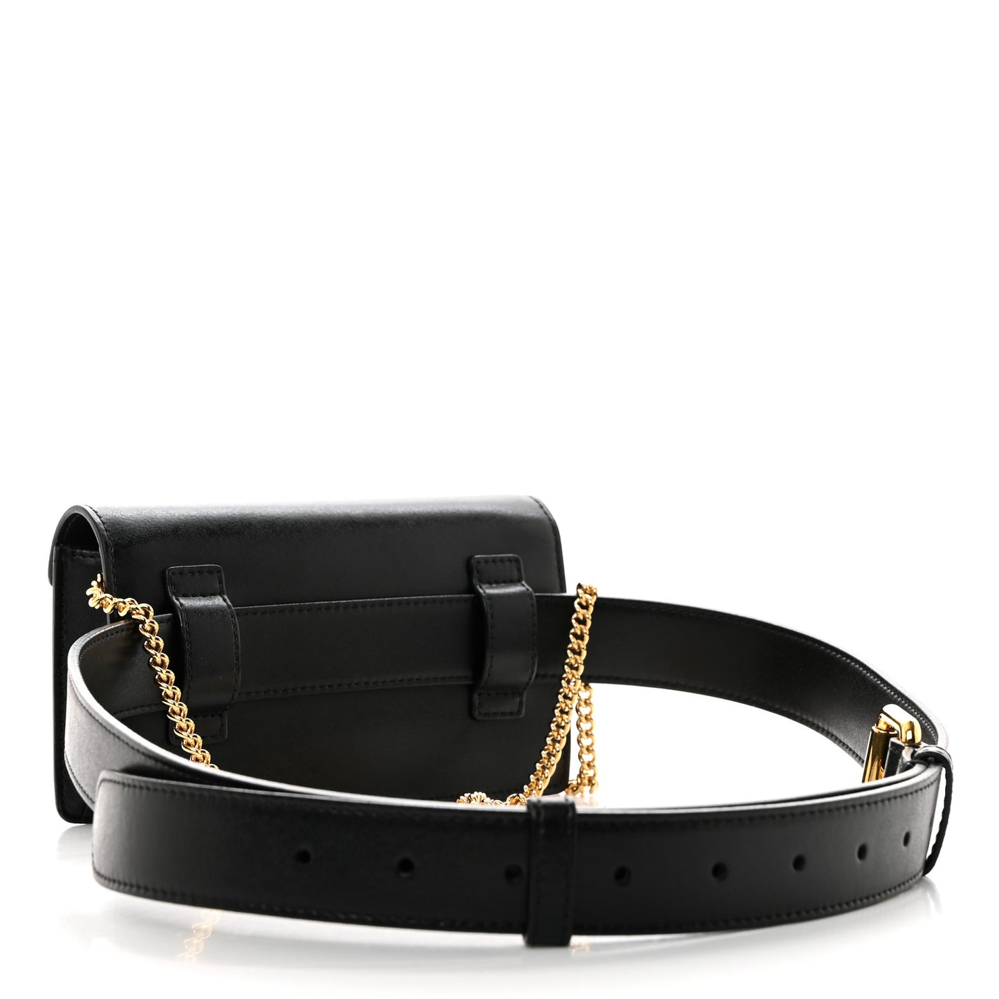 Vitello Liberty Lucido F is Fendi Envelope Belt Bag Black