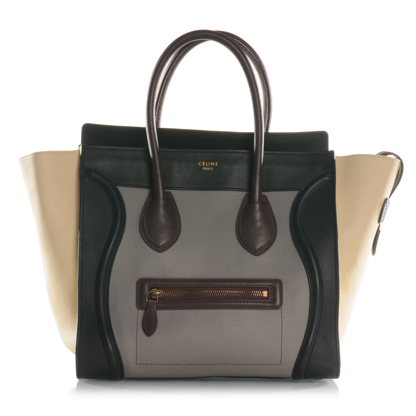 Smooth Calfskin Mini Tri-Color Luggage