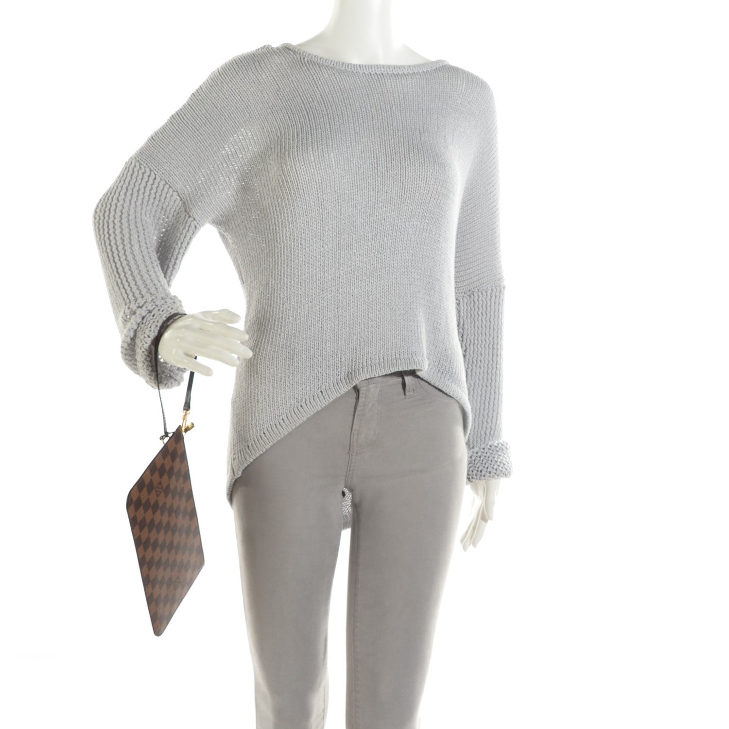 Louis Vuitton Damier Ebene Neverfull MM GM Pochette 2 of 8