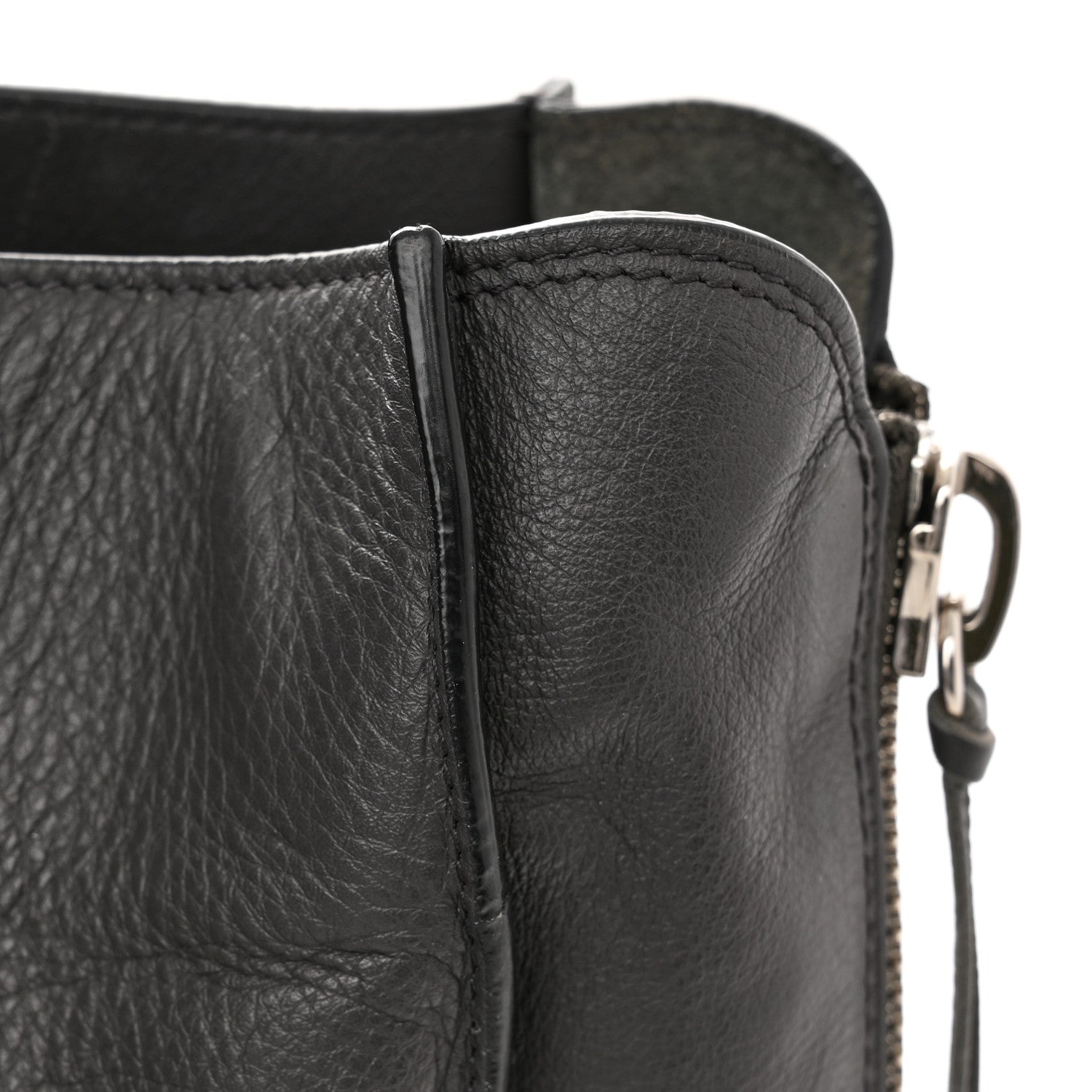 Balenciaga Veau Papier A5 Zip Around Tote Gris Fossile 14 of 18