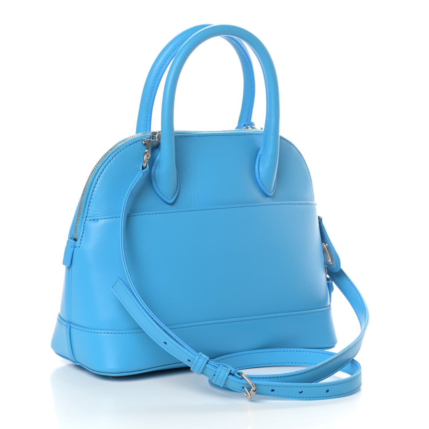 Balenciaga Soft Calfskin Puppy And Kitten S Ville Top Handle Bag Bleu Turquoise 4 of 9