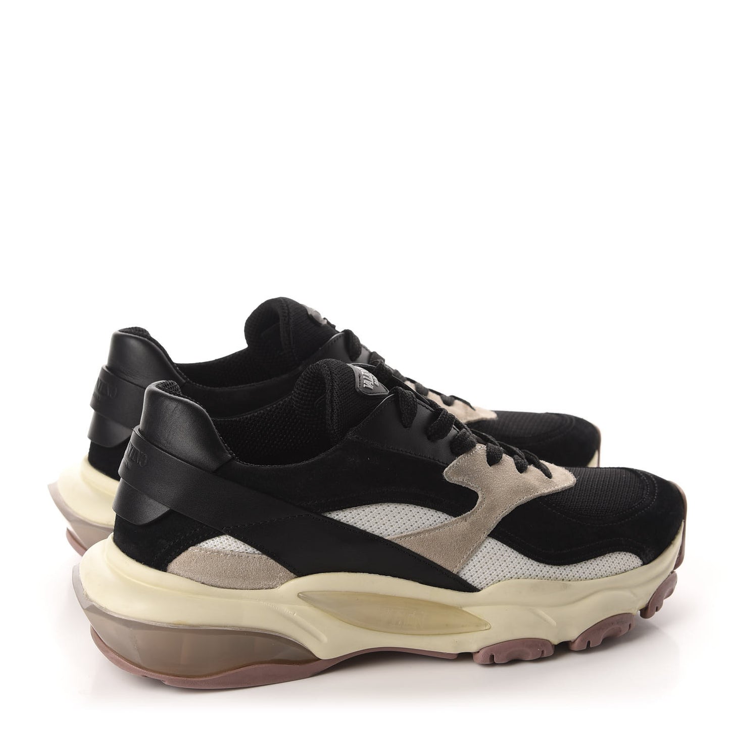 Calfskin Sprayed Womens Bounce Sneakers 40 Multicolor