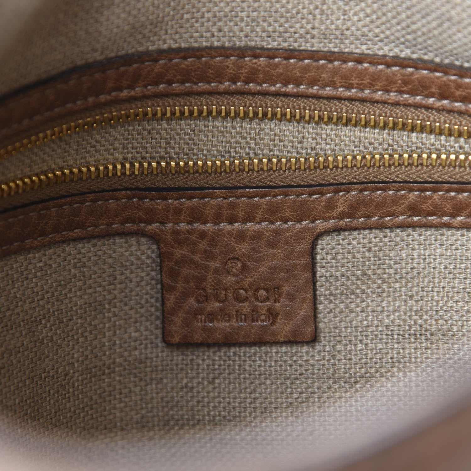 Gucci Guccissima Medium New Jackie Shoulder Bag Natural Brown 8 of 10
