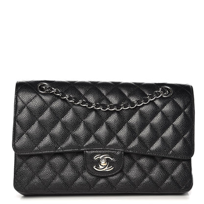 Chanel Caviar Quilted Medium Double Flap Black 1 of 7