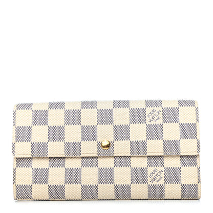 Louis Vuitton Damier Azur Sarah Wallet 1 of 4