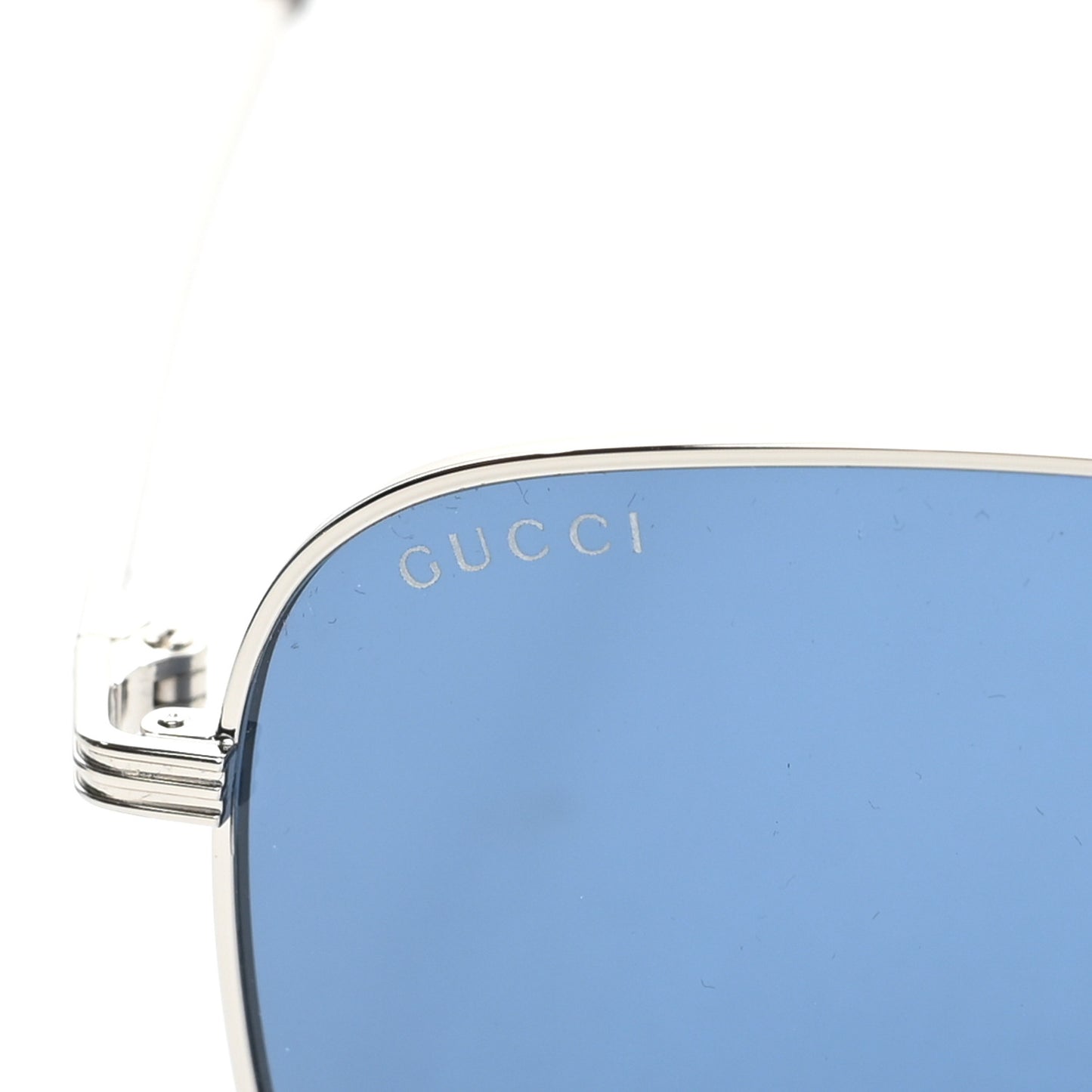 Metal Sunglasses GG0987SA Silver Blue