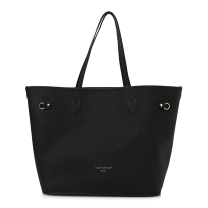 Louis Vuitton Monogram Calfskin Neo Neverfull Inside Out MM Black 3 of 20