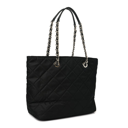 Prada Nylon Tessuto Impuntu Quilted Tote Black 3 of 11
