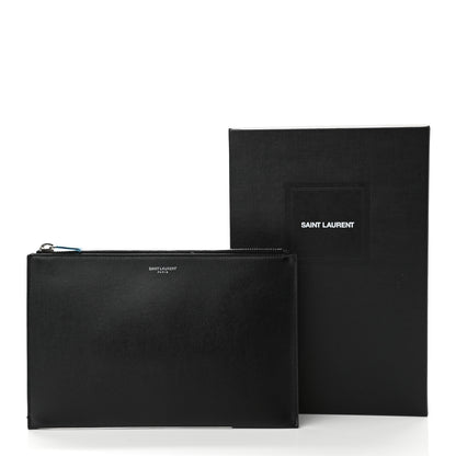 Saint Laurent Grain de Poudre Mini Tablet Holder Black 9 of 9