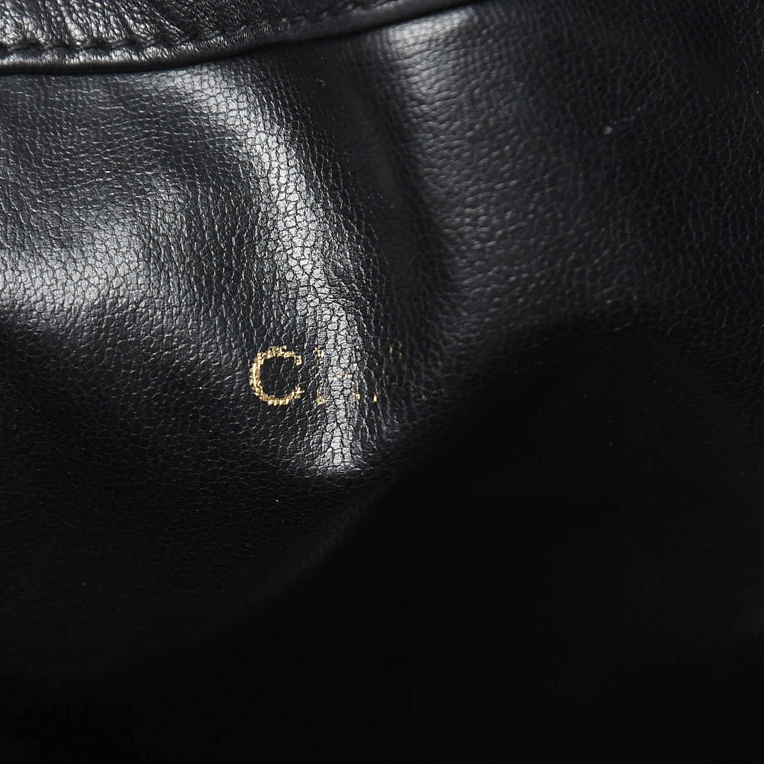 Chanel Lambskin CC Drawstring Shoulder Bag Black 7 of 14