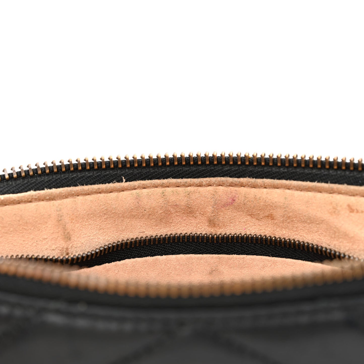 Calfskin Matelasse GG Marmont Wallet Chain Bag Black