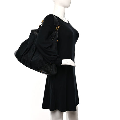 Gucci Monogram Large Jockey Hobo Black 2 of 11