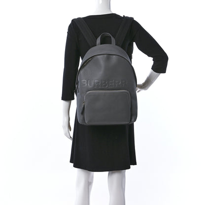 Burberry Pebbled Calfskin Abbeydale Backpack Grey 2 of 8