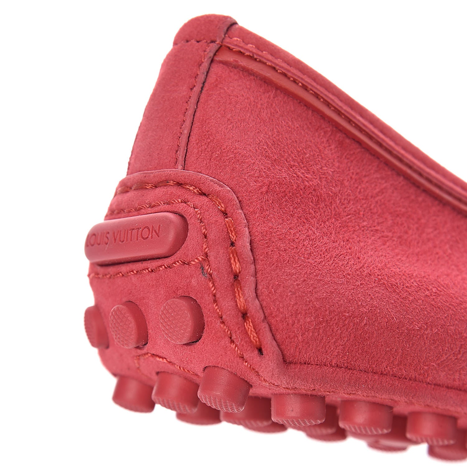 Louis Vuitton Suede Oxford Ballerina Flats 41 Framboise 10 of 10