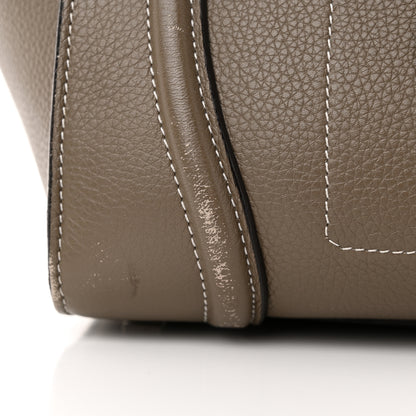 Celine Drummed Calfskin Mini Luggage Souris 14 of 27