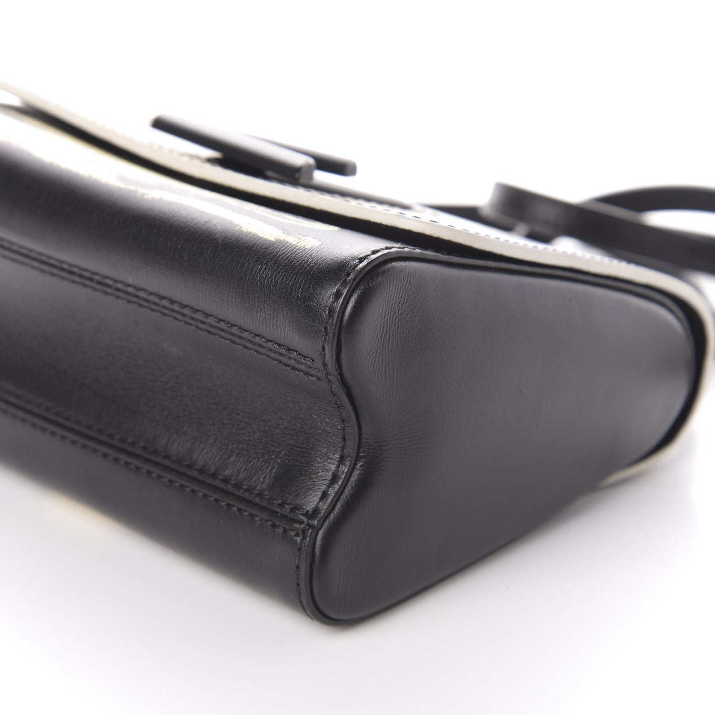 Calfskin Twist Shoulder Bag PM Light Gold