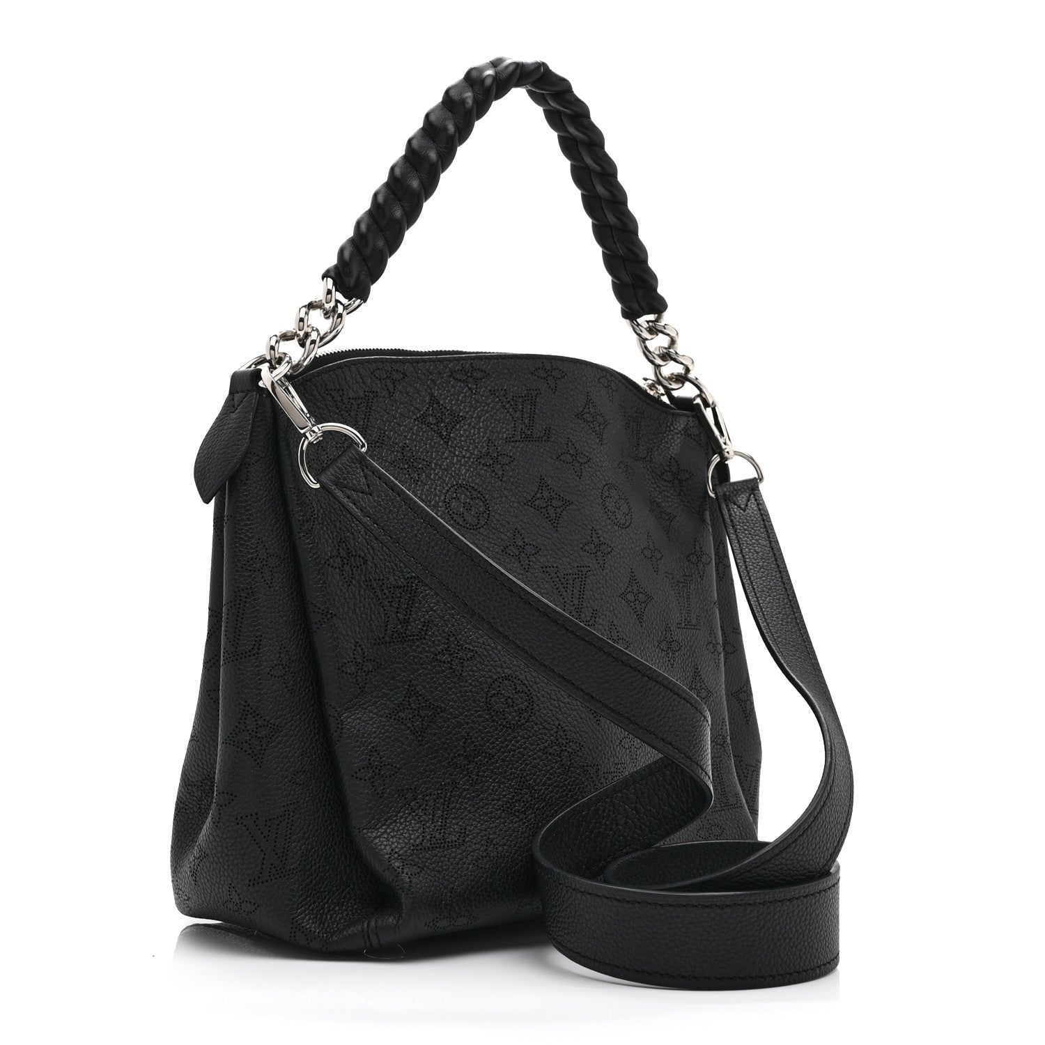 Louis Vuitton Mahina Babylone Chain BB Black 3 of 10