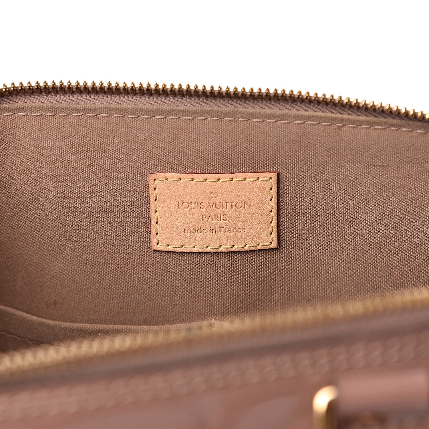 Louis Vuitton Vernis Alma PM Taupe Glace 6 of 11