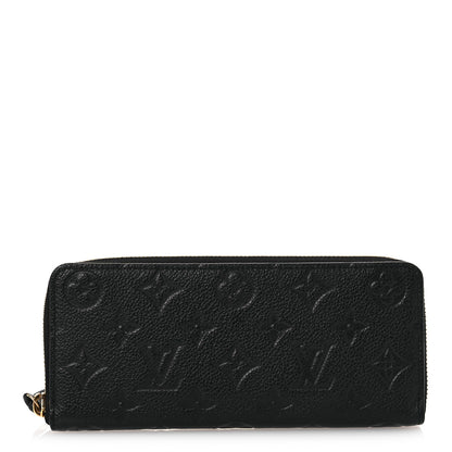 Louis Vuitton Empreinte Clemence Wallet Black 1 of 12