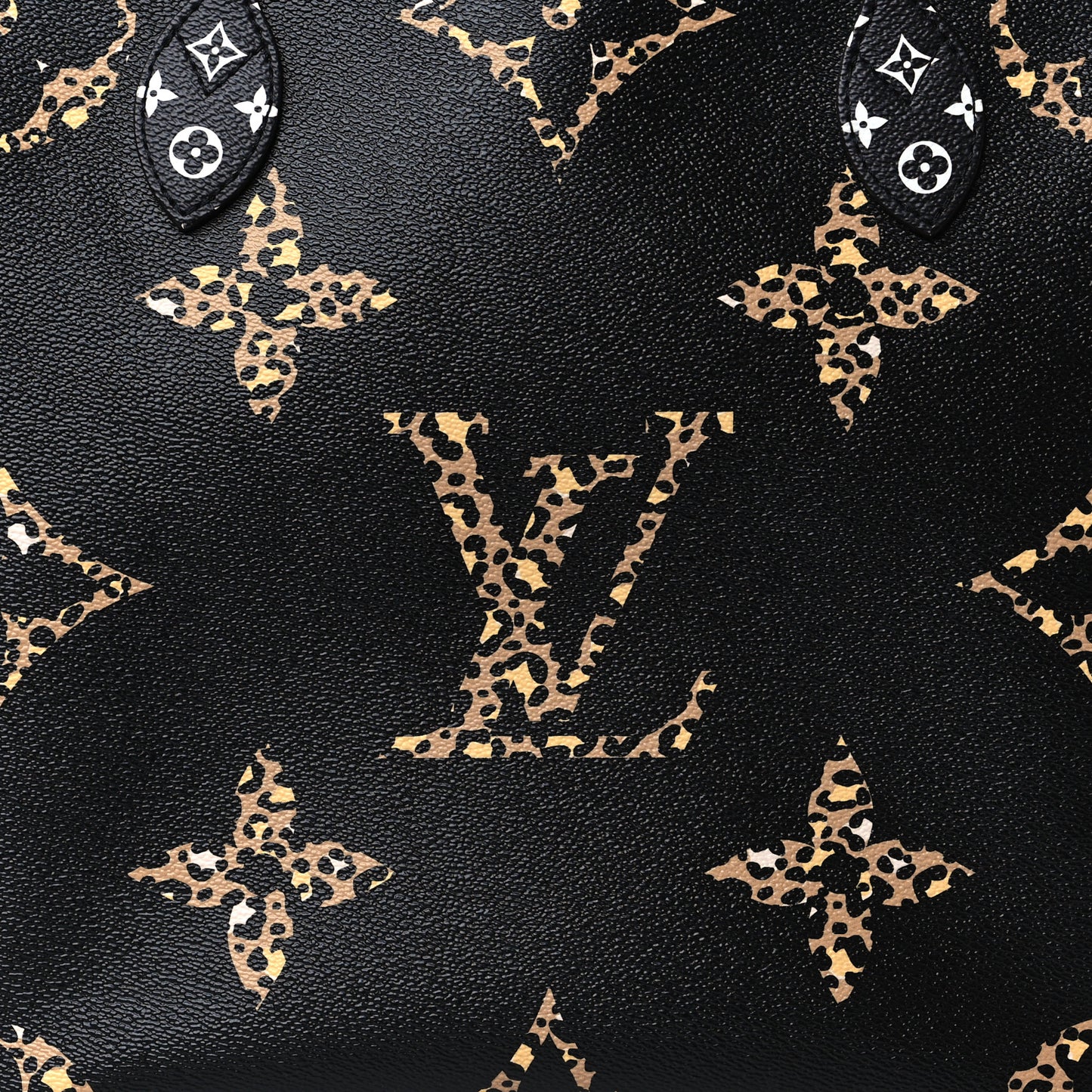 Monogram Giant Jungle Neverfull MM Black