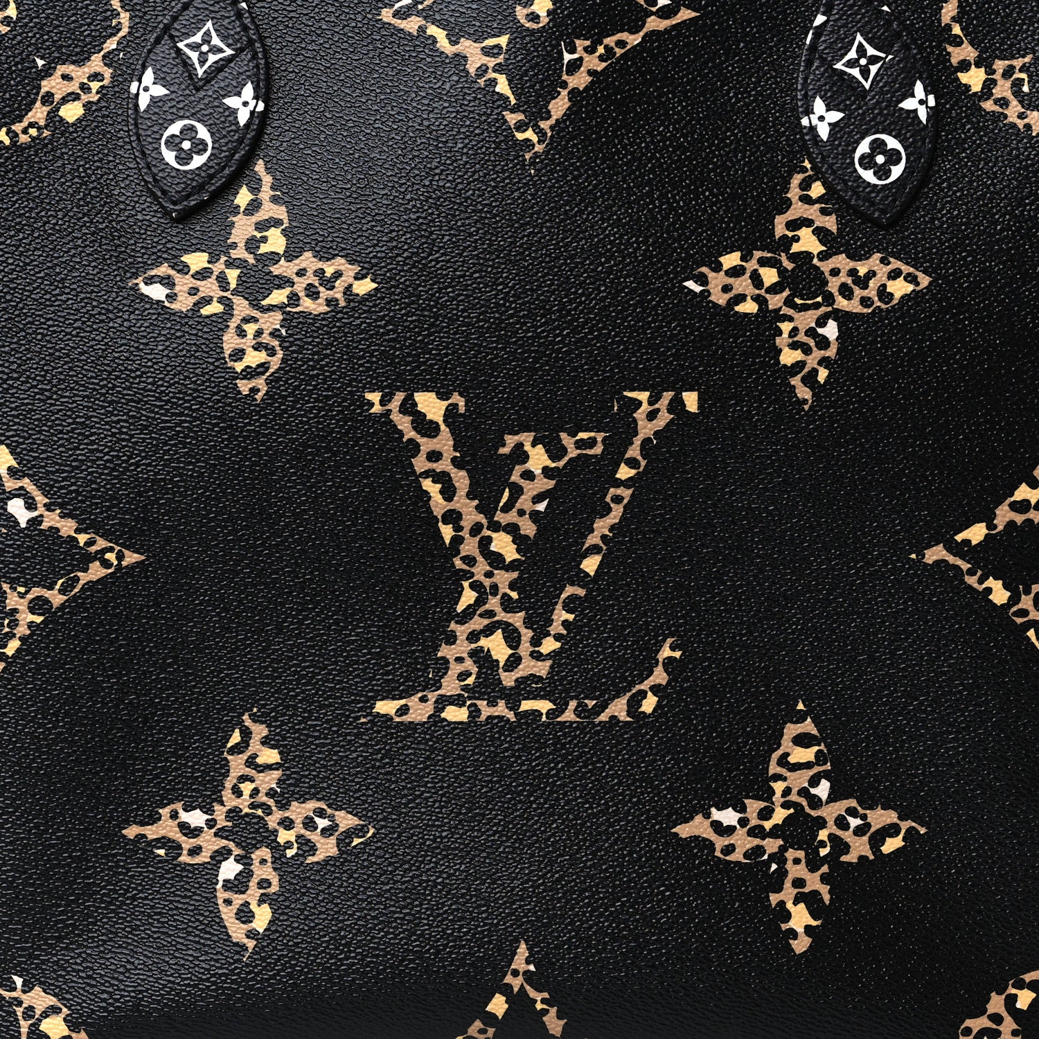 Louis Vuitton Monogram Giant Jungle Neverfull MM Black 6 of 9