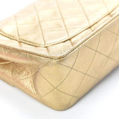Chanel Metallic Lambskin Quilted Mini Square Flap Gold 12 of 16