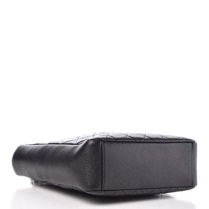 Chanel Caviar Quilted Petit Shopping Tote PST Black 4 of 9
