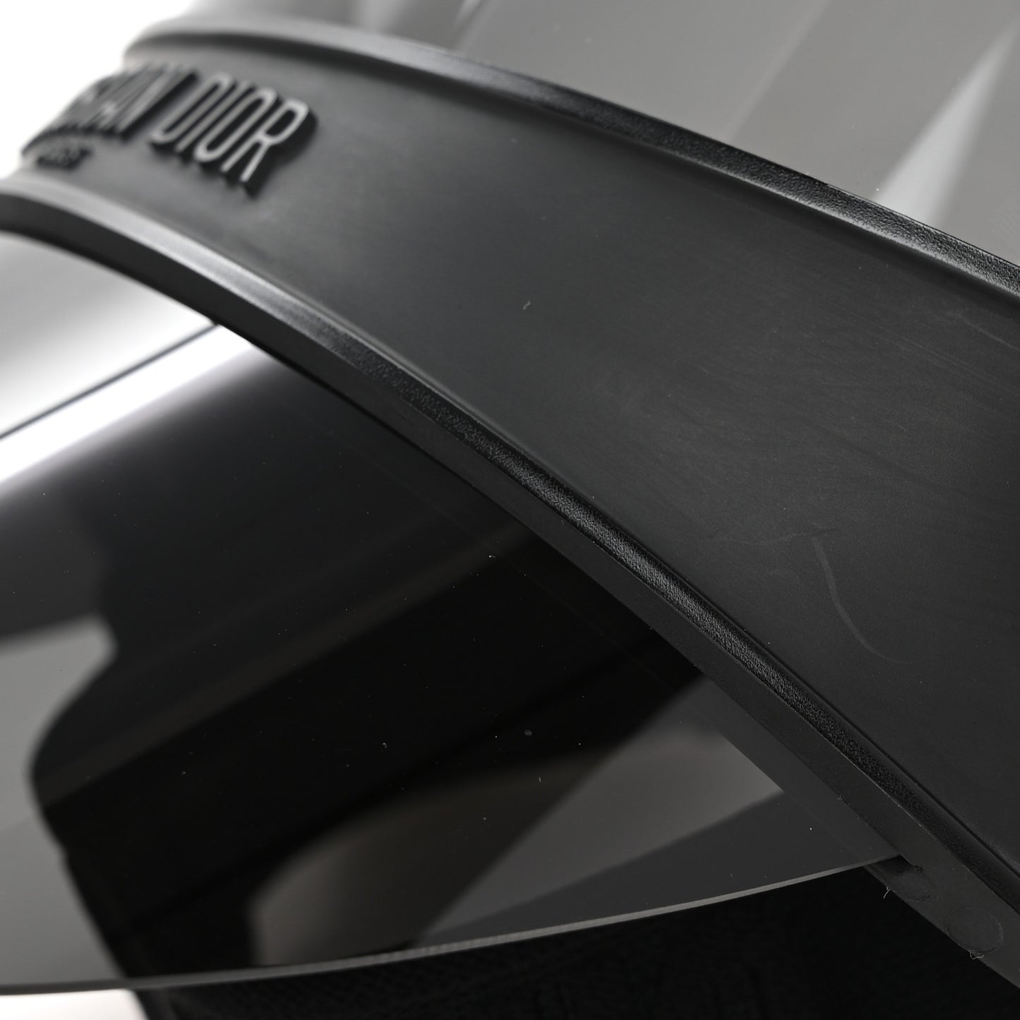 Mirrored DiorClubV1U Sun Visor Black