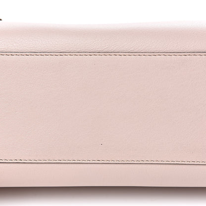 Fendi Vitello Seta Shiny Nappa Scalloped Studded Mini Peekaboo Iconic Satchel Soap 10 of 10