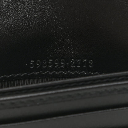 Gucci Calfskin Matelasse GG Marmont Passport Case Black 7 of 7