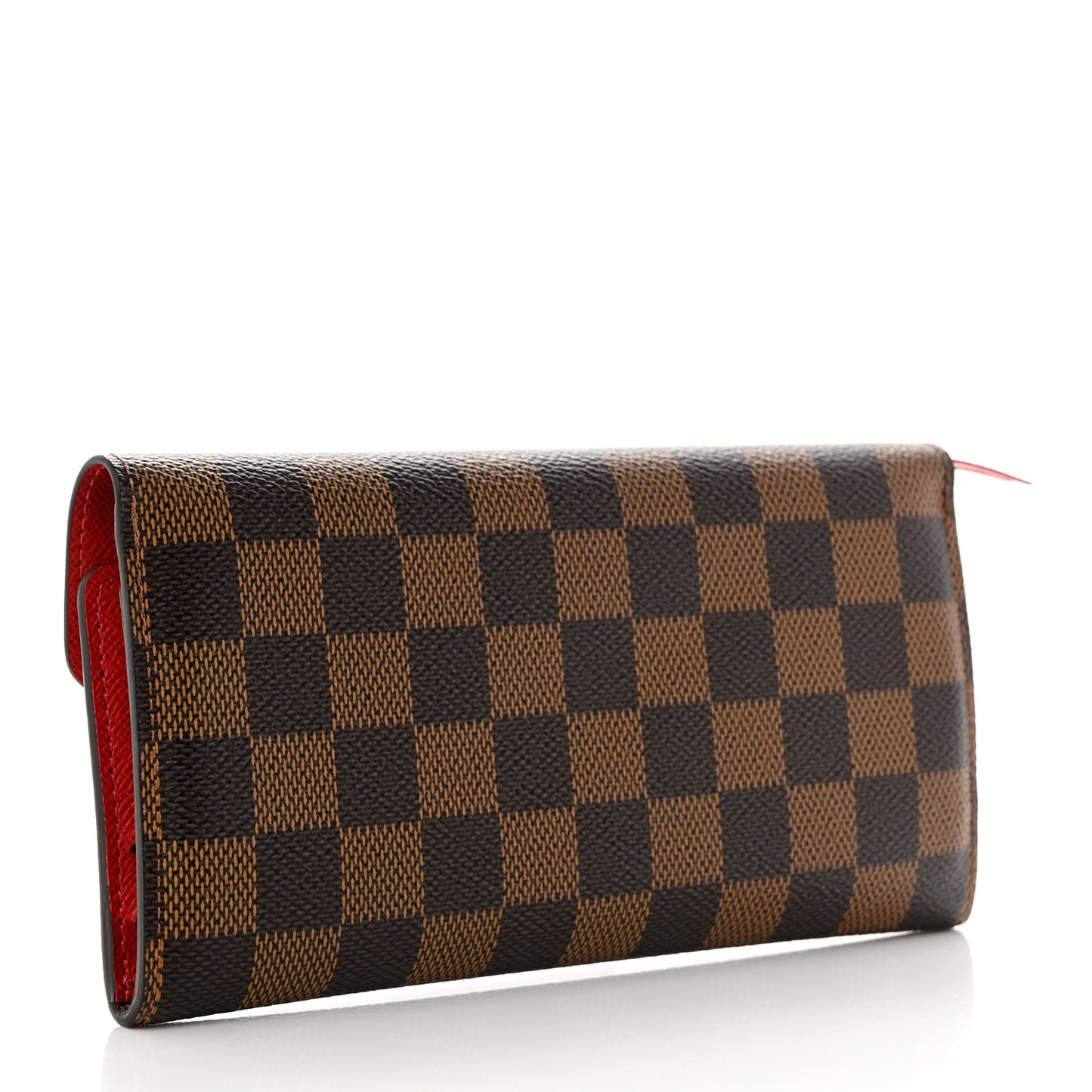 Damier Ebene Josephine Wallet Red