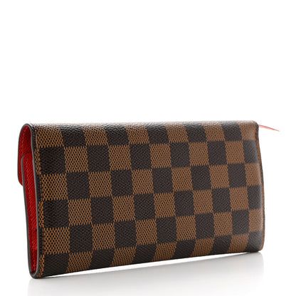Louis Vuitton Damier Ebene Josephine Wallet Red 4 of 10