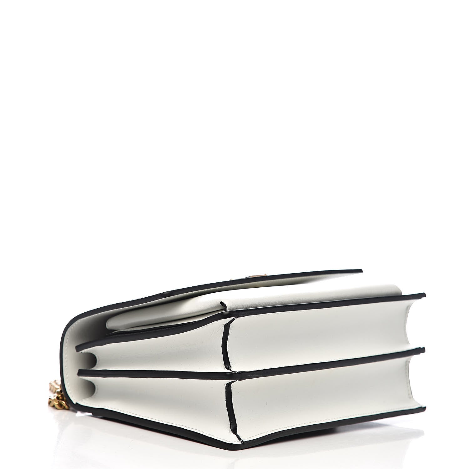 Saint Laurent Calfskin Bi-Color Medium Monogram Sunset Black Pearl White 4 of 13