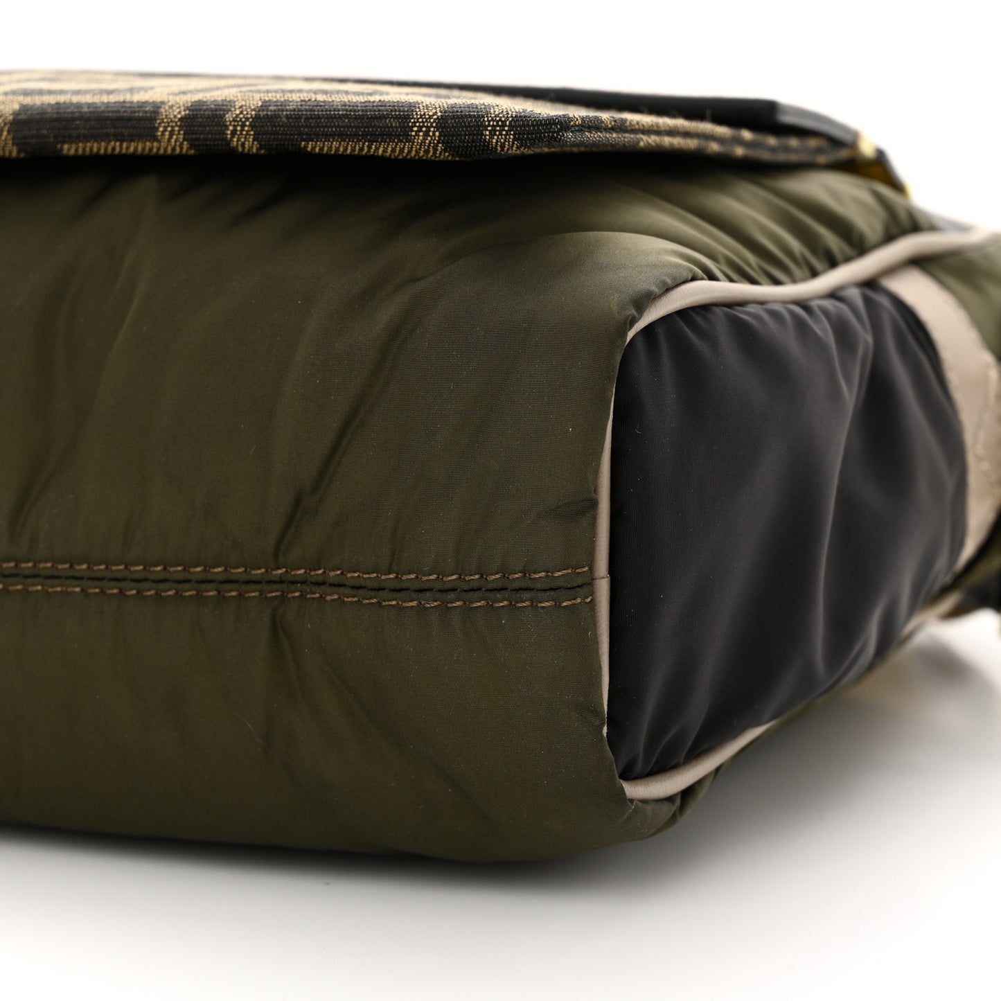Nylon Dolmias Vitello Grace FF East West Messenger Military Brown Tortora