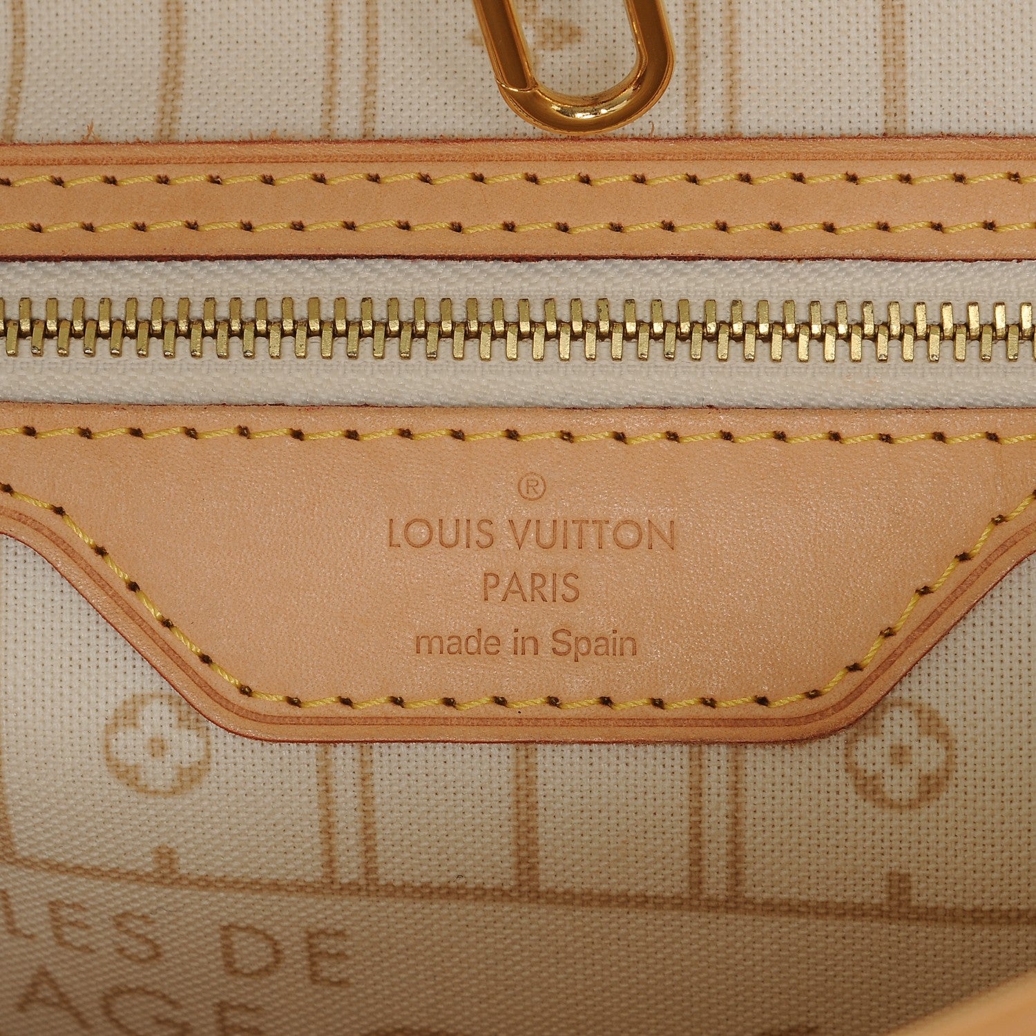 Louis Vuitton Damier Azur Neverfull MM 6 of 10