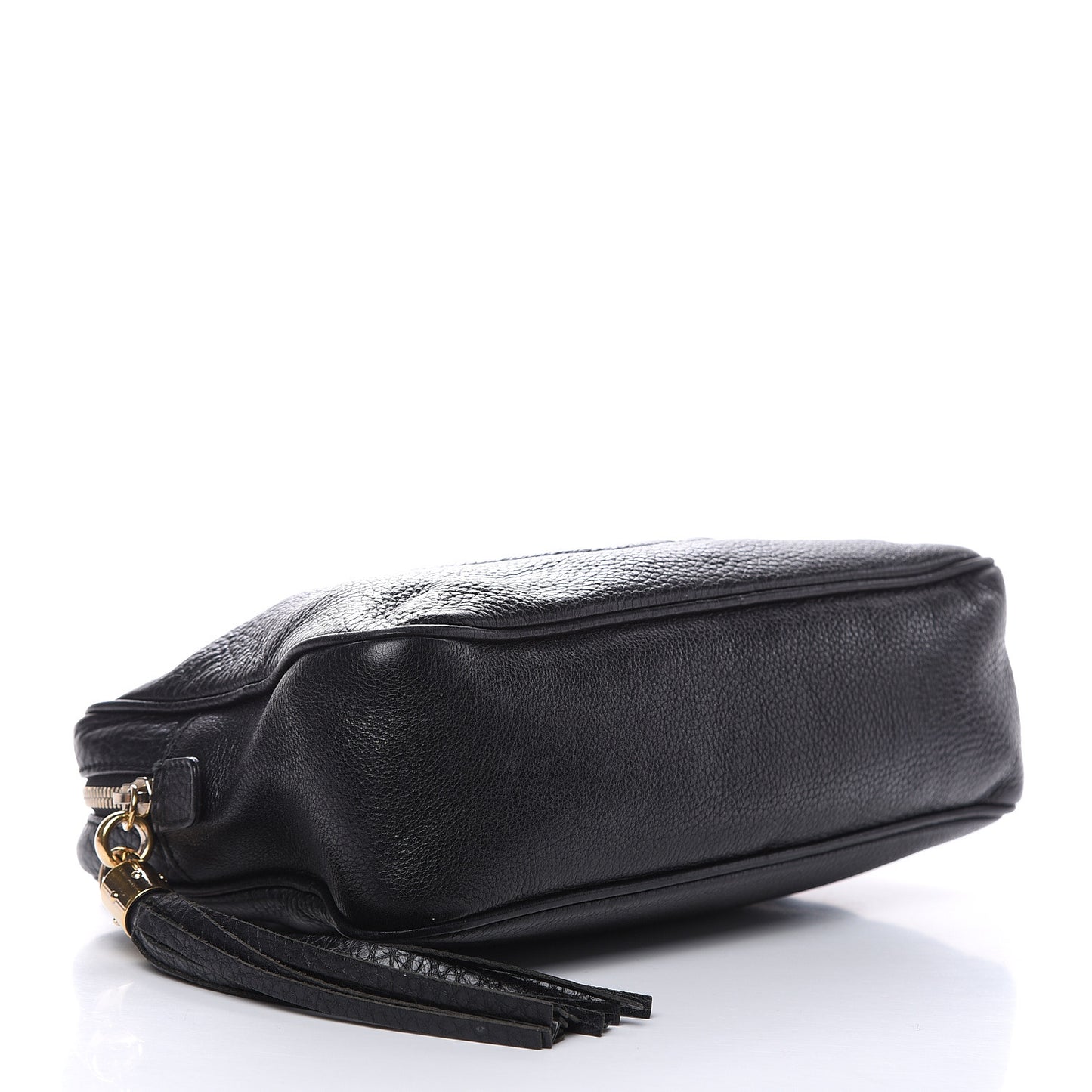Pebbled Calfskin Small Soho Bowler Black