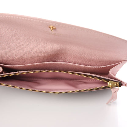 Louis Vuitton Damier Ebene Caissa Wallet Rose Ballerine 5 of 11