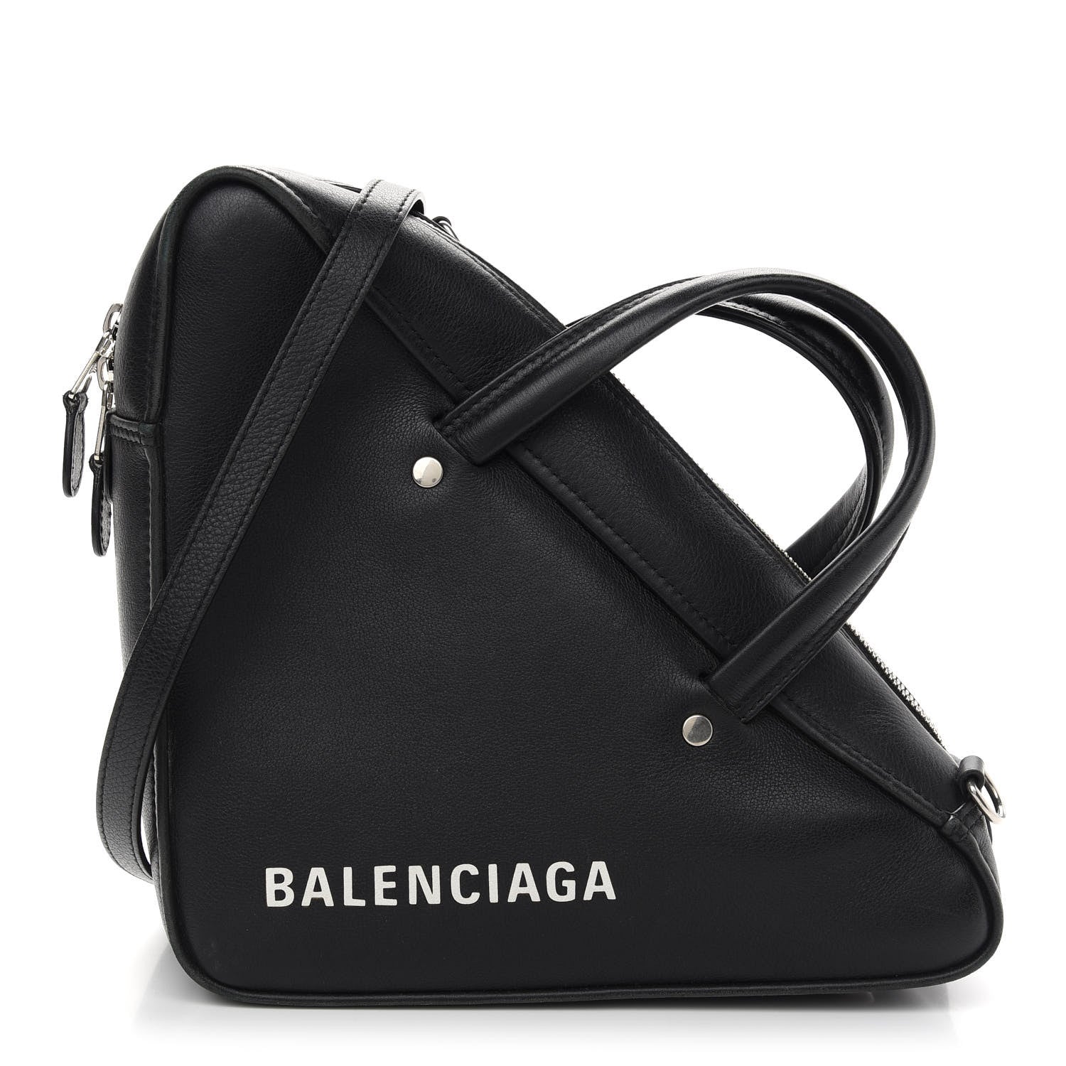 Balenciaga Calfskin S Triangle Duffle Black 1 of 11