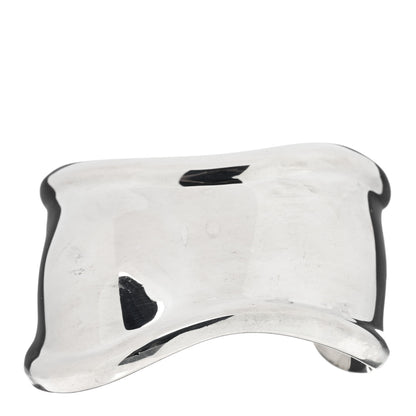 Tiffany Sterling Silver Small Elsa Peretti Right Wrist Bone Cuff Bracelet 1 of 3
