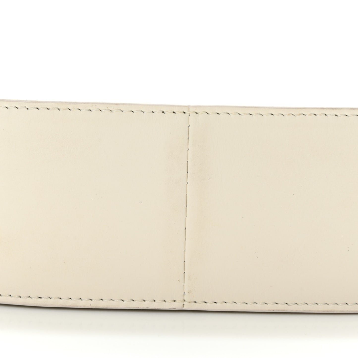 Smooth Calfskin Half Moon Shoulder Bag New Ivory